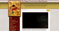 Desktop Screenshot of nativitymonastery.com